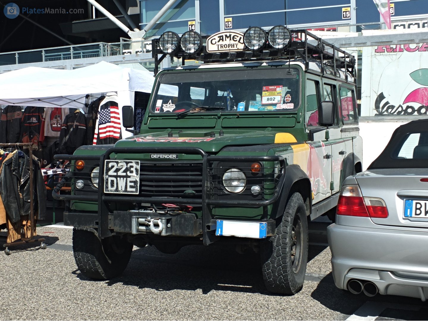 223DWE, License plate without vehicle 