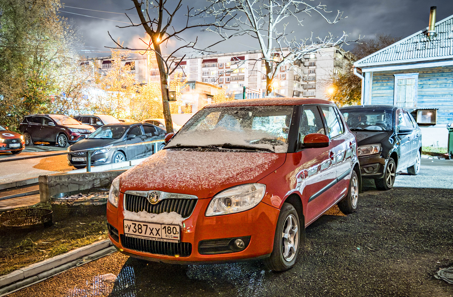 у 387 хх 180, Skoda Fabia 2nd gen Hatch (5J2/542), 2007–2014