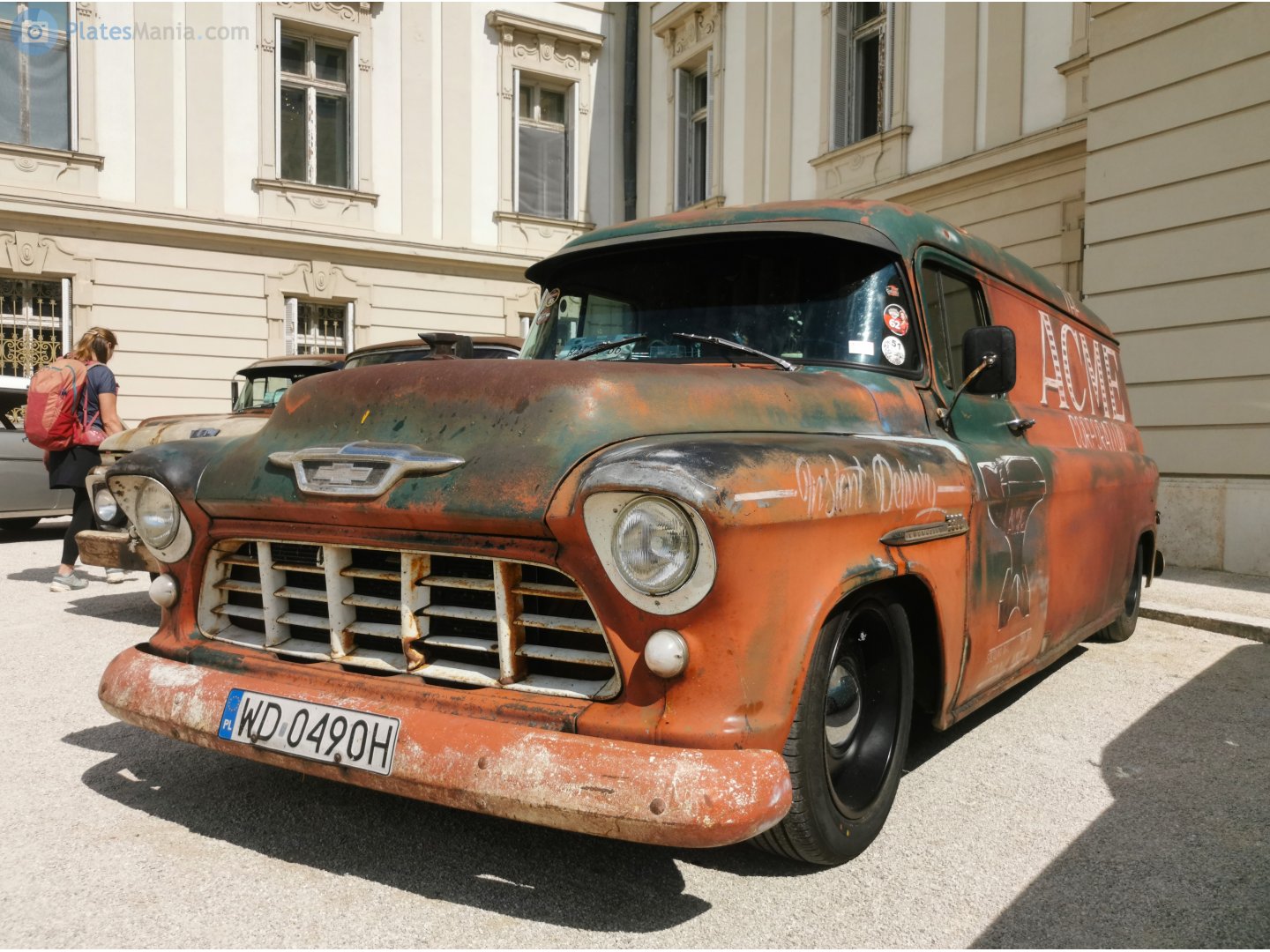 WD 0490H, Chevrolet Task Force Light-Duty 3000 Panel Van (A-body), 1955–1957