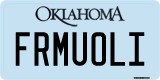 Oklahoma, Vanity Plates