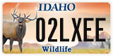 Idaho, Specialty plates