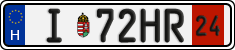 license plates of Hungary, Temporary (2022)
