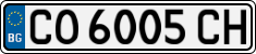 License plate of Bulgaria, Cars