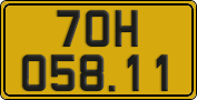 License plate of Vietnam, Commercial vehicles
