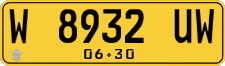 License plate of Indonesia, Commercial vehicles