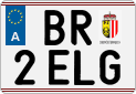 License plate of Austria, Regular plates