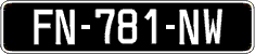 French license plate, SIV (oldtimers)