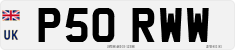 License plate of the United Kingdom, 1983 year system