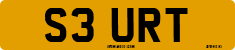 License plate of the United Kingdom, 1983 year system