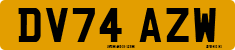 License plate of the United Kingdom, 2001 year system