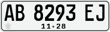License plate of Indonesia, Regular plates