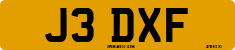 License plate of the United Kingdom, 1983 year system