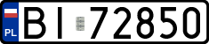 License plates of Poland, Regular car plates