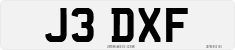 License plate of the United Kingdom, 1983 year system