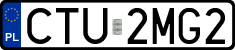 License plates of Poland, Regular car plates