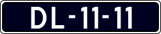 License plate of the Netherlands, Imported oldtimers (cars)