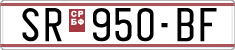 License plate of North Macedonia, Regular plates (1993)