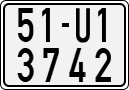 License plate of Vietnam, Motorcycles