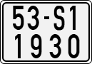 License plate of Vietnam, Motorcycles