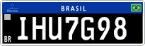 License plate of Brazil, Oldtimers (Mercosul)