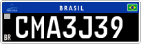 License plate of Brazil, Oldtimers (Mercosul)