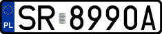 License plates of Poland, Regular car plates