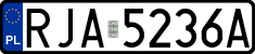 License plates of Poland, Regular car plates