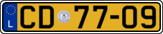 License plate of Luxembourg, Diplomatic