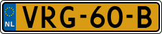 License plate of the Netherlands, Light Commercial Vehicles (1994 system)