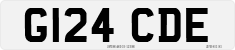 License plate of the United Kingdom, 1983 year system