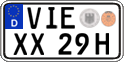 German license plate, Plates for oldtimers (type 