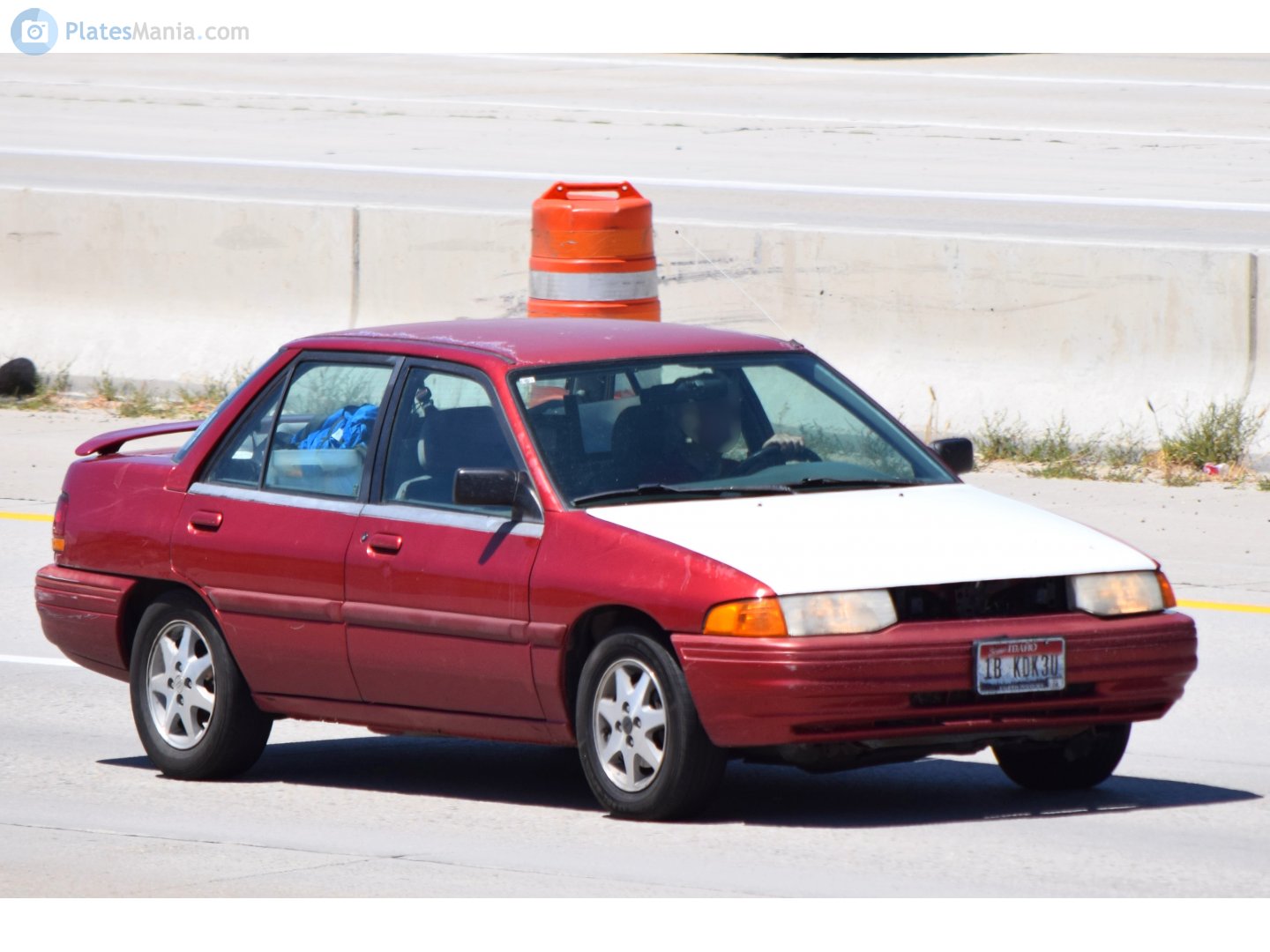 1B KDK3U, Ford Escort 5th gen Sedan (BG; NA-market), 1992–1996
