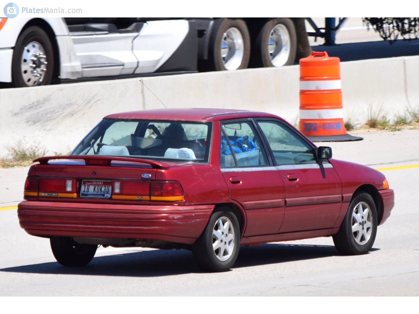 1B KDK3U, Ford Escort 5th gen Sedan (BG; NA-market), 1992–1996