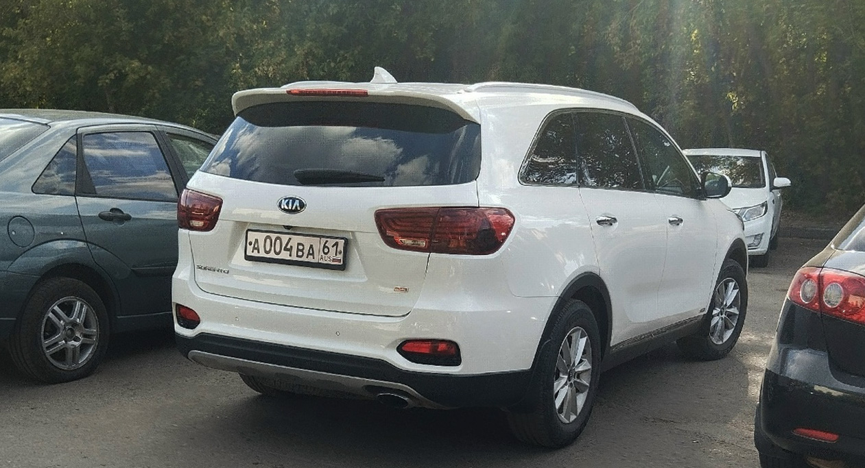 а 004 ва 61, Kia Sorento 3rd gen (Prime) (UM), 2014–2020