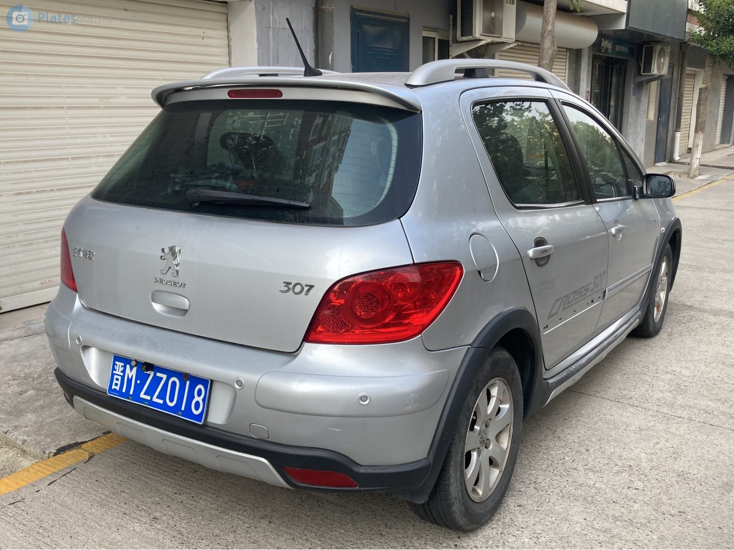 晋M·ZZ018, Peugeot 307 1st gen Cross Hatch (T6; CN-market), 2012–2014