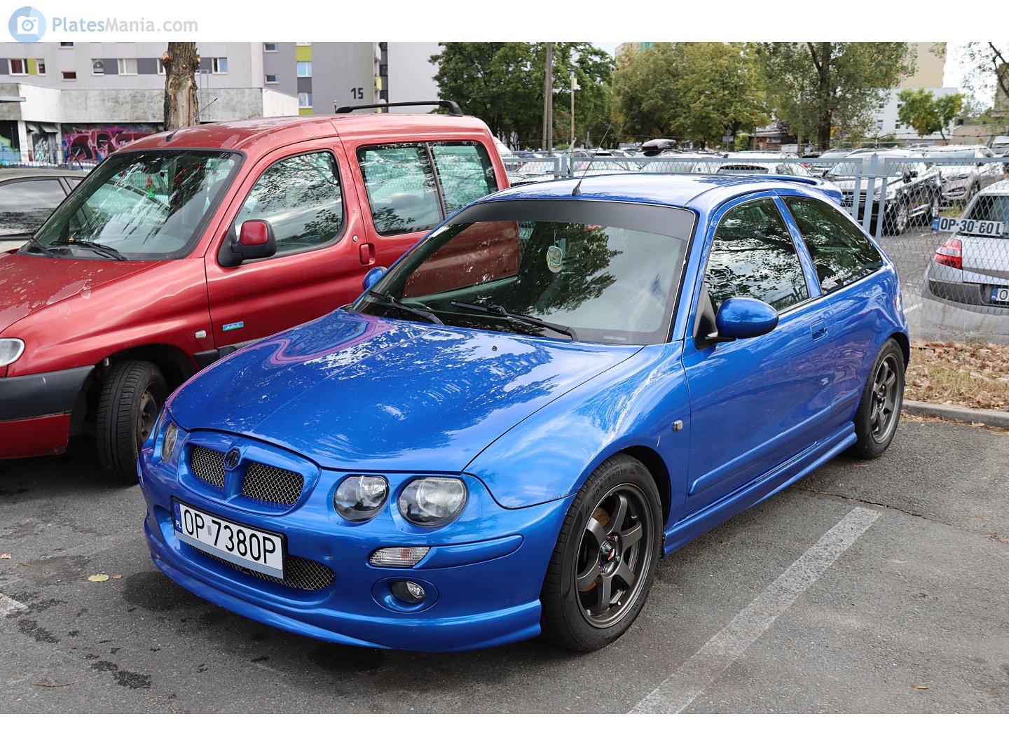 OP 7380P, MG ZR 1st gen 3-door Hatch (X30), 2001–2004
