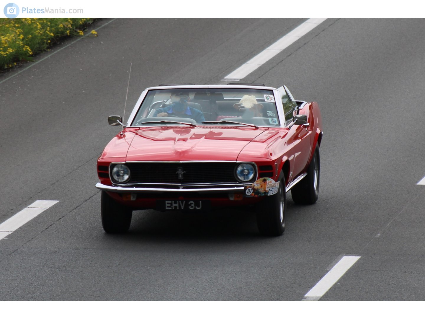 EHV3J, Ford Mustang 1st gen 2-door Convertible (76), facelift, 1970–1973