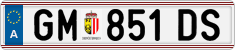 License plate of Austria, Regular plates