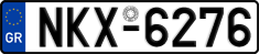 License plate of Greece, Cars