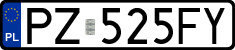 License plates of Poland, Regular car plates