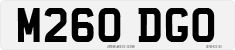 License plate of the United Kingdom, 1983 year system