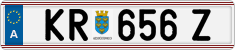 License plate of Austria, Regular plates