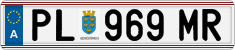 License plate of Austria, Regular plates