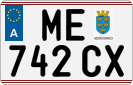 License plate of Austria, Regular plates