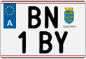 License plate of Austria, Regular plates