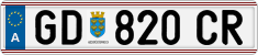 License plate of Austria, Regular plates