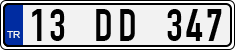 License plate of Turkey, Regular plates
