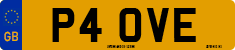 License plate of the United Kingdom, 1983 year system