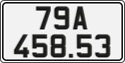 License plate of Vietnam, Cars