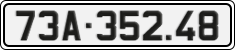 License plate of Vietnam, Cars